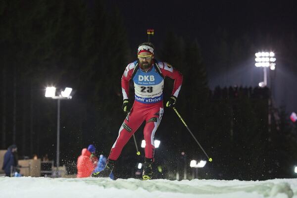 15.12.2016, Nove Mesto, Czech Republic (CZE): Michael Roesch (BEL) - IBU world cup biathlon, sprint men, Nove Mesto (CZE). www.nordicfocus.com. Â© Manzoni/NordicFocus. Every downloaded picture is fee-liable. NordicFocus