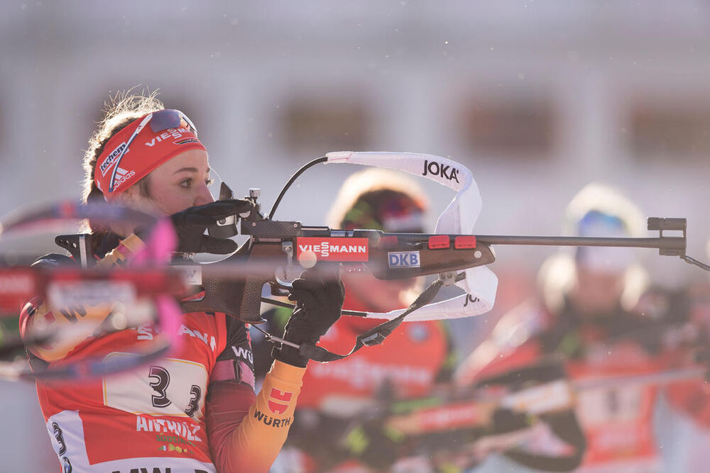 25.01.2015, Antholz, Italy (ITA): Luise Kummer (GER)- IBU world cup biathlon, relay women, Antholz (ITA). www.nordicfocus.com. © Manzoni/NordicFocus. Every downloaded picture is fee-liable.