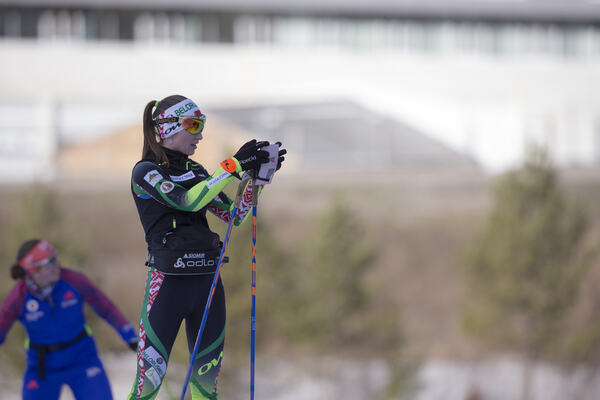 12.12.2015, Hochfilzen, Austria (AUT):Darya Domracheva (BLR) - IBU world cup biathlon, pursuit women, Hochfilzen (AUT). www.nordicfocus.com. © Manzoni/NordicFocus. Every downloaded picture is fee-liable. NordicFocus