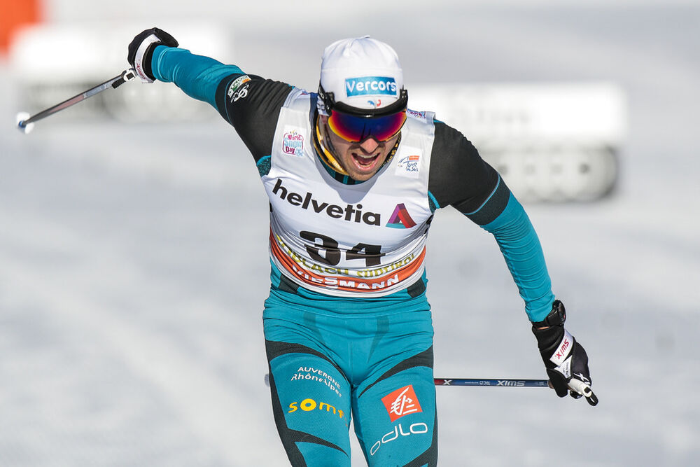 06.01.2017, Toblach, Italy (ITA):Maurice Manificat (FRA) - FIS world cup cross-country, tour de ski, 10km men, Toblach (ITA). www.nordicfocus.com. © Modica/NordicFocus. Every downloaded picture is fee-liable.