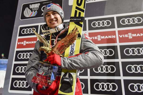 06.01.2017, Bischofshofen, Austria (AUT):Kamil Stoch (POL) - FIS world cup ski jumping, four hills tournament, individual HS140, Bischofshofen (AUT). www.nordicfocus.com. © Thibaut/NordicFocus. Every downloaded picture is fee-liable. NordicFocus