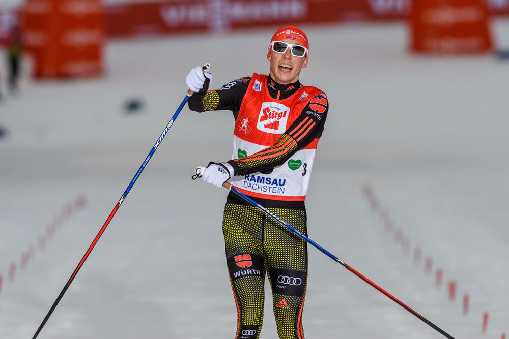 18.12.2016, Ramsau, Austria (AUT):Eric Frenzel (GER) - FIS world cup nordic combined, individual gundersen HS96/10km, Ramsau (AUT). www.nordicfocus.com. © Rauschendorfer/NordicFocus. Every downloaded picture is fee-liable.