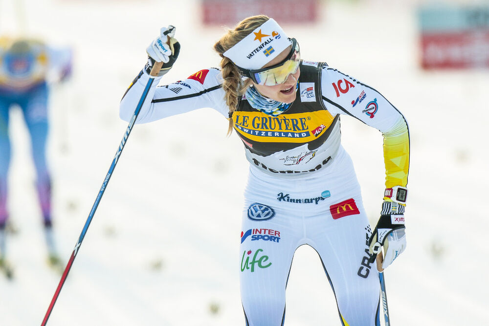 07.01.2017, Val di Fiemme, Italy (ITA):Stina Nilsson (SWE) - FIS world cup cross-country, tour de ski, mass women, Val di Fiemme (ITA). www.nordicfocus.com. © Modica/NordicFocus. Every downloaded picture is fee-liable.