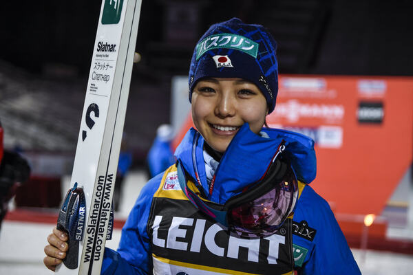 07.01.2017 Oberstdorf, Germany (GER):Sara Takanashi (JPN) - FIS world cup ski jumping ladies, individual HS137, Oberstdorf (GER). www.nordicfocus.com. © Thibaut/NordicFocus. Every downloaded picture is fee-liable. NordicFocus