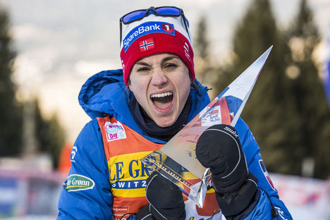 08.01.2017, Val di Fiemme, Italy (ITA):Stina Nilsson (SWE), Heidi Weng (NOR) - FIS world cup cross-country, tour de ski, final climb women, Val di Fiemme (ITA). www.nordicfocus.com. © Modica/NordicFocus. Every downloaded picture is fee-liable. NordicFocus 08.01.2017, Val di Fiemme, Italy (ITA):Stina Nilsson (SWE), Heidi Weng (NOR) - FIS world cup cross-country, tour de ski, final climb women, Val di Fiemme (ITA). www.nordicfocus.com. © Modica/NordicFocus. Every downloaded picture is fee-liable.