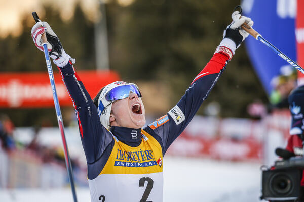 08.01.2017, Val di Fiemme, Italy (ITA):Heidi Weng (NOR) - FIS world cup cross-country, tour de ski, final climb women, Val di Fiemme (ITA). www.nordicfocus.com. © Modica/NordicFocus. Every downloaded picture is fee-liable. NordicFocus