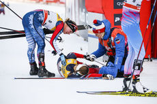 08.01.2017, Val di Fiemme, Italy (ITA):Jessica Diggins (USA), Ingvild Flugstad Oestberg (NOR), (l-r) - FIS world cup cross-country, tour de ski, final climb women, Val di Fiemme (ITA). www.nordicfocus.com. © Modica/NordicFocus. Every downloaded picture NordicFocus 08.01.2017, Val di Fiemme, Italy (ITA):Jessica Diggins (USA), Ingvild Flugstad Oestberg (NOR), (l-r) - FIS world cup cross-country, tour de ski, final climb women, Val di Fiemme (ITA). www.nordicfocus.com. © Modica/NordicFocus. Every downloaded picture