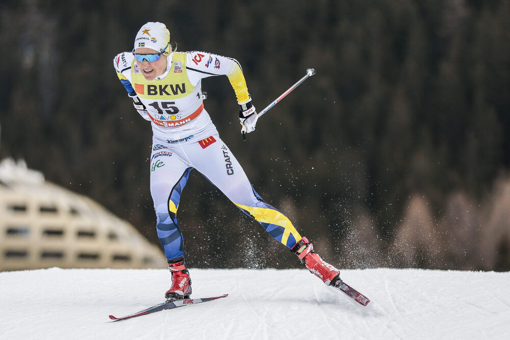 11.12.2016, Davos, Switzerland (SUI):Hanna Falk (SWE) - FIS world cup cross-country, individual sprint, Davos (SUI). www.nordicfocus.com. © Modica/NordicFocus. Every downloaded picture is fee-liable.