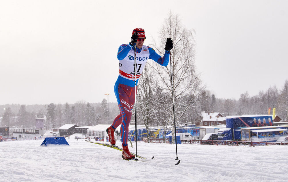 13.02.2016, Falun, Sweden (SWE):Nikita Stupak (RUS) - FIS world cup cross-country, 10km men, Falun (SWE). www.nordicfocus.com. © Felgenhauer/NordicFocus. Every downloaded picture is fee-liable.
