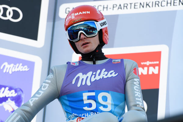31.12.2016, Garmisch, Germany (GER):Richard Freitag (GER) - FIS world cup ski jumping, four hills tournament, training, Garmisch (GER). www.nordicfocus.com. © Rauschendorfer/NordicFocus. Every downloaded picture is fee-liable. NordicFocus