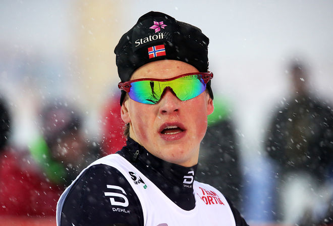 JOHANNES HØSFLOT KLÆBU är Norges nya skidjuvel. Men han väljer bort U23-VM i USA för att kvala in till VM i Lahtis. Foto/rights: KJELL-ERIK KRISTIANSEN/sweski.com