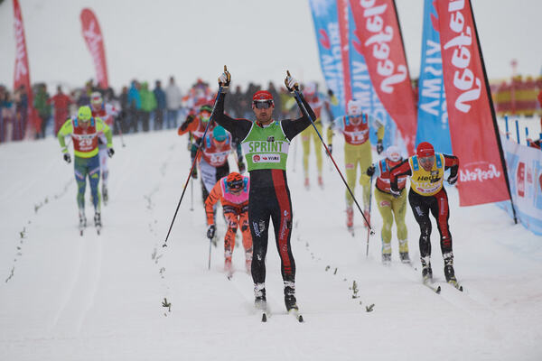 14.01.2017, Seefeld, Austria (AUT):Andreas Nygaard (NOR), Tord Asle Gjerdalen (NOR), (l-r) - Visma Ski Classics Kaiser Maximilian Lauf, Seefeld (AUT). www.nordicfocus.com. © Rauschendorfer/NordicFocus. Every downloaded picture is fee-liable. NordicFocus