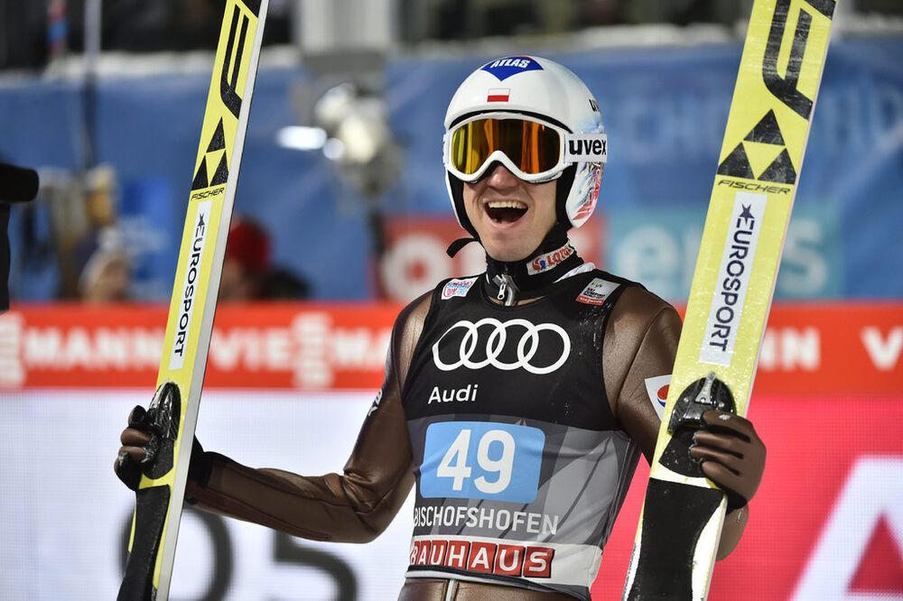 06.01.2017, Bischofshofen, Austria (AUT):Kamil Stoch (POL) - FIS world cup ski jumping, four hills tournament, individual HS140, Bischofshofen (AUT). www.nordicfocus.com. © Thibaut/NordicFocus. Every downloaded picture is fee-liable.
