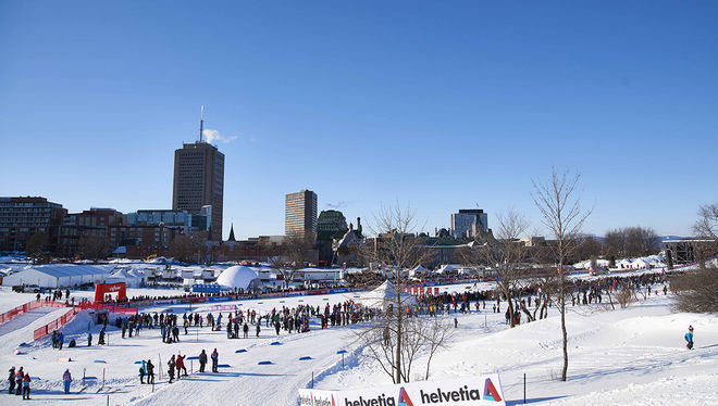 QUEBEC CITY i Kanada får arrangera världscupfinalen i längdåkning sedan Ryssland sagt ifrån sig tävlingarna. Här från skidtouren i Quebec förra året. Foto: NORDIC FOCUS
