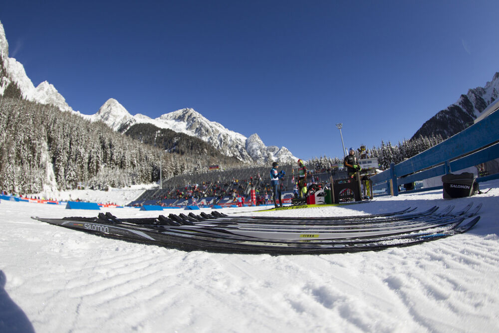 21.01.2016, Antholz, Italy (ITA):Industry Feature: Salomon -  IBU world cup biathlon, training, Antholz (ITA). www.nordicfocus.com. © Manzoni/NordicFocus. Every downloaded picture is fee-liable.