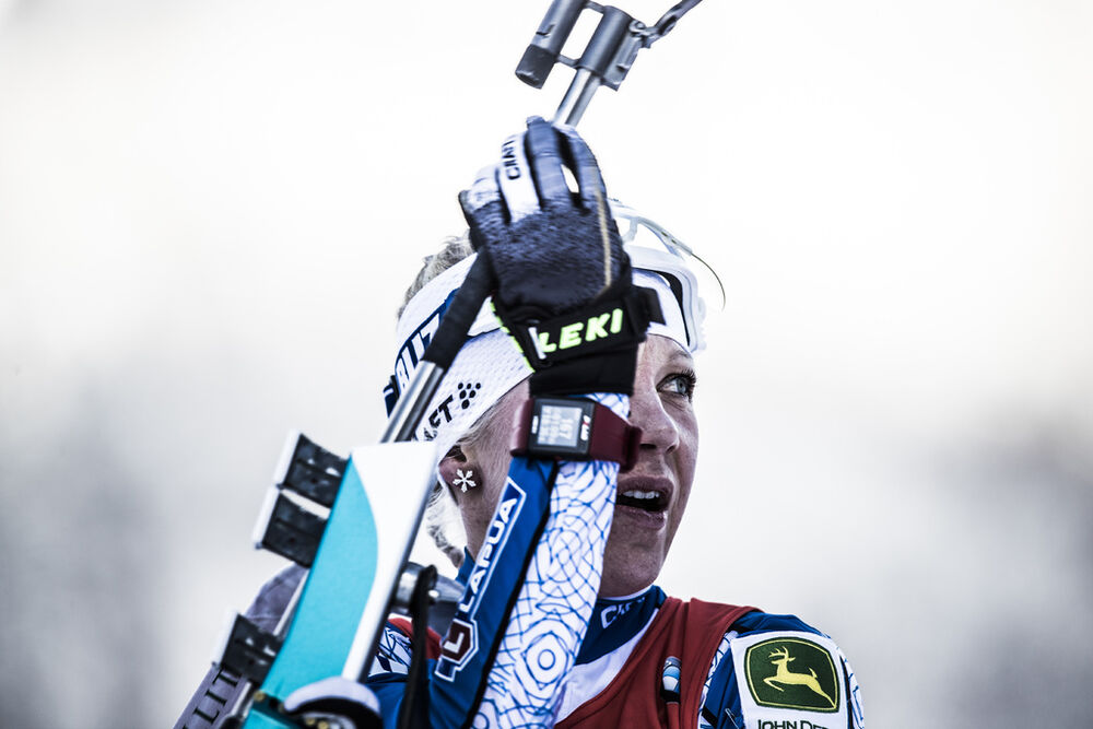 15.01.2017, Ruhpolding, Germany (GER):Kaisa Makarainen (FIN) -  IBU world cup biathlon, pursuit women, Ruhpolding (GER). www.nordicfocus.com. © Manzoni/NordicFocus. Every downloaded picture is fee-liable.
