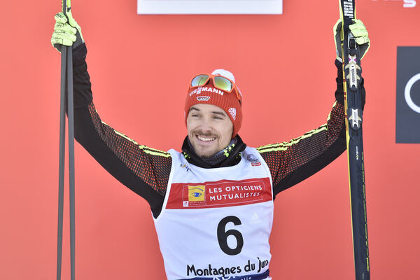 21.01.2017, Chaux-Neuve, France (FRA):Fabian Riessle (GER) - FIS world cup nordic combined, individual gundersen HS118/10km, Chaux-Neuve (FRA). www.nordicfocus.com. © Thibaut/NordicFocus. Every downloaded picture is fee-liable. NordicFocus