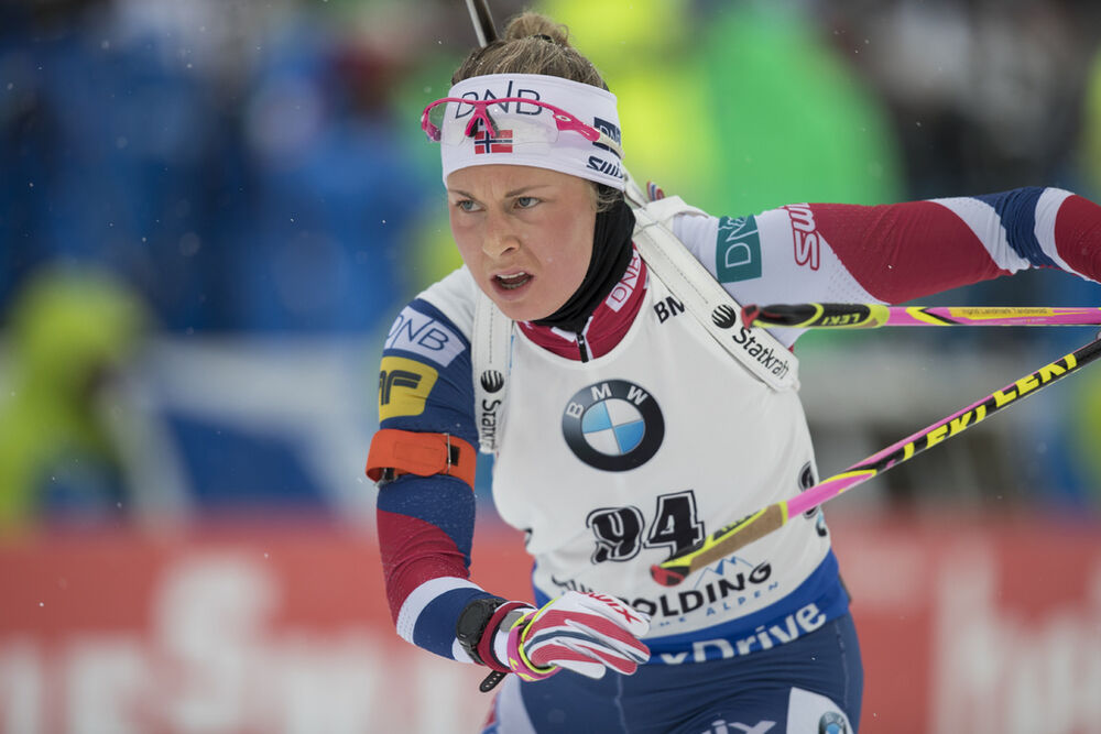 14.01.2017, Ruhpolding, Germany (GER):Ingrid Landmark Tandrevold (NOR) -  IBU world cup biathlon, sprint women, Ruhpolding (GER). www.nordicfocus.com. © Manzoni/NordicFocus. Every downloaded picture is fee-liable.