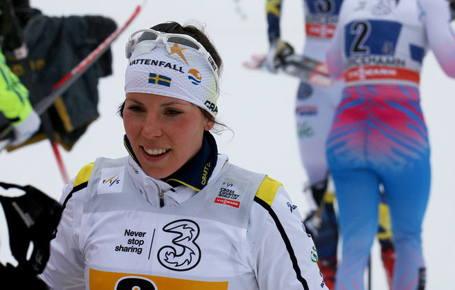CHARLOTTE KALLA har tvålat dit norskorna både i Ruka och Lillehammer. Grejor hon det igen i Davos på söndag? Foto/rights: MARCELA HAVLOVA/KEK-stock