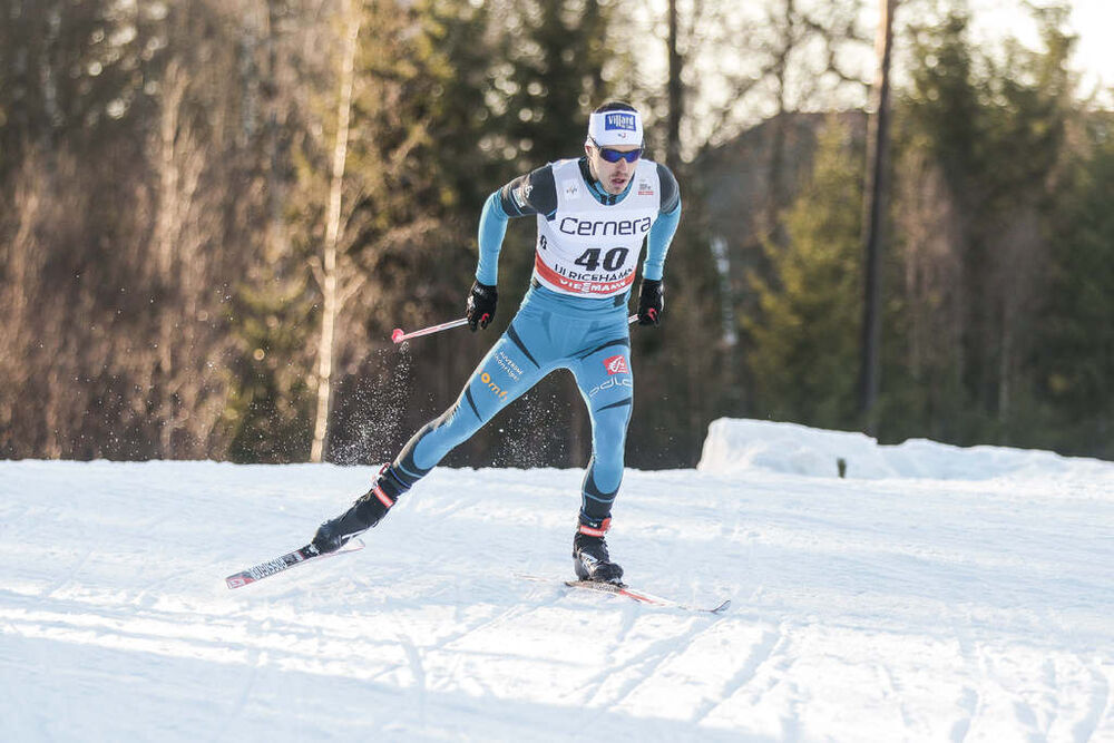 21.01.2017, Ulricehamn, Sweden (SWE):Robin Duvillard (FRA) - FIS world cup cross-country, 15km men, Ulricehamn (SWE). www.nordicfocus.com. © Modica/NordicFocus. Every downloaded picture is fee-liable.