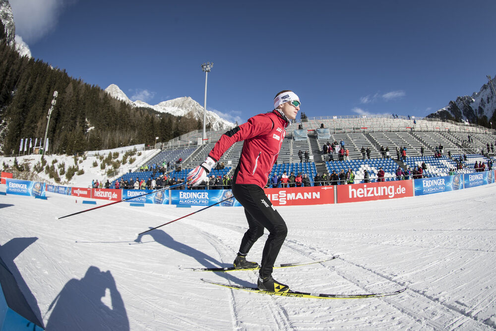 18.01.2017, Antholz, Italy (ITA):Tarjei Boe (NOR) -  IBU world cup biathlon, training, Antholz (ITA). www.nordicfocus.com. © Manzoni/NordicFocus. Every downloaded picture is fee-liable.