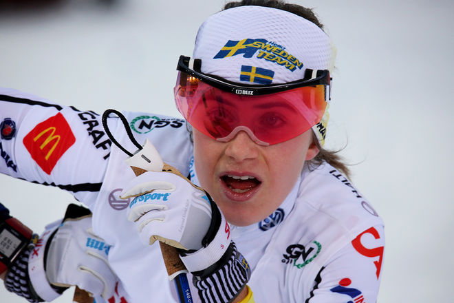 EBBA ANDERSSON - världens bästa junior! Hon blir Sveriges överraskning på tredjesträckan i VM-stafetten - precis som vi föreslog för flera veckor sedan. Foto/rights: KJELL-ERIK KRISTIANSEN/sweski.com