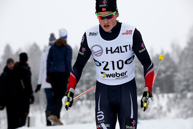 JOHANNES HØSFLOT KLÆBO åkte på sig ännu mera självförtroende då han vann och slog ”gästartisten” Sergey Ustiugov i norska sprintmästerskapen under fredagen. Foto/rights: KJELL-ERIK KRISTIANSEN/sweski.com