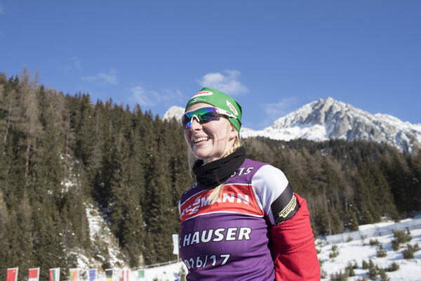 18.01.2017, Antholz, Italy (ITA):Lisa Theresa Hauser (AUT) - IBU world cup biathlon, training, Antholz (ITA). www.nordicfocus.com. © Manzoni/NordicFocus. Every downloaded picture is fee-liable. NordicFocus