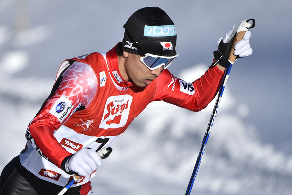 29.01.2017, Seefeld, Austria (AUT):Akito Watabe (JPN) - FIS world cup nordic combined, individual gundersen HS109/15km, Seefeld (AUT). www.nordicfocus.com. © Thibaut/NordicFocus. Every downloaded picture is fee-liable. NordicFocus
