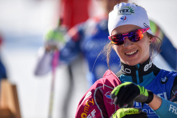 10.02.2017, Hochfilzen, Austria (AUT):Anais Chevalier (FRA) - IBU world championships biathlon, sprint women, Hochfilzen (AUT). www.nordicfocus.com. © NordicFocus. Every downloaded picture is fee-liable. NordicFocus
