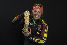 19.02.2017, Hochfilzen, Austria (AUT):Laura Dahlmeier (GER) - IBU world championships biathlon, medals, Hochfilzen (AUT). www.nordicfocus.com. © NordicFocus. Every downloaded picture is fee-liable. NordicFocus 19.02.2017, Hochfilzen, Austria (AUT):Laura Dahlmeier (GER) - IBU world championships biathlon, medals, Hochfilzen (AUT). www.nordicfocus.com. © NordicFocus. Every downloaded picture is fee-liable.