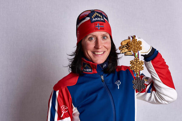 28.02.2015, Falun, Sweden (SWE): Marit Bjoergen (NOR)- FIS nordic world ski championships, cross-country, medals, Falun (SWE). www.nordicfocus.com. © NordicFocus. Every downloaded picture is fee-liable. NordicFocus