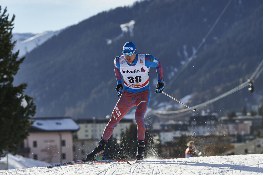 12.12.2015, Davos, Switzerland (SUI):Alexander Legkov (RUS) - FIS world cup cross-country, 30km men, Davos (SUI). www.nordicfocus.com. © Felgenhauer/NordicFocus. Every downloaded picture is fee-liable.