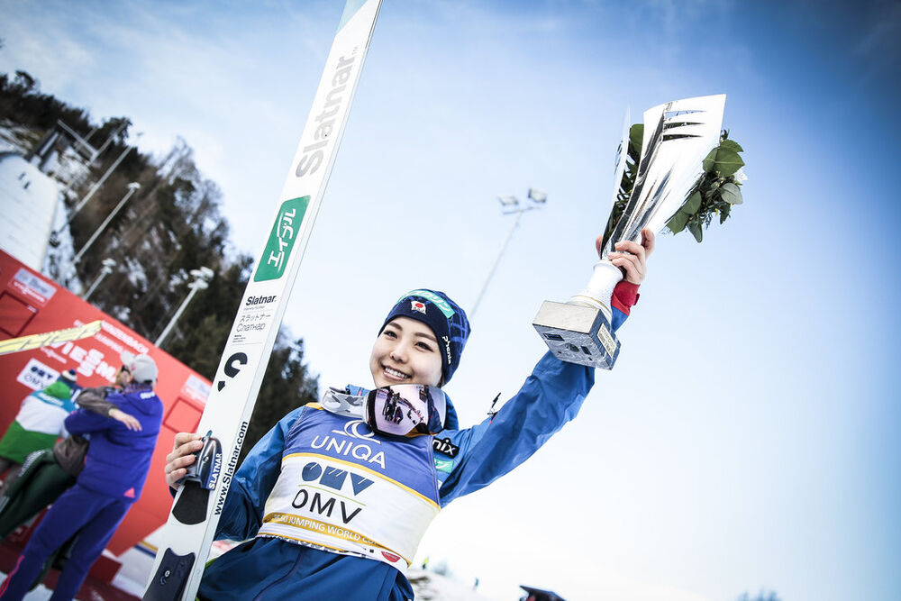 05.02.2017, Hinzenbach, Austria (AUT):Sara Takanashi (JPN) - FIS world cup ski jumping ladies, individual HS94, Hinzenbach (AUT). www.nordicfocus.com. © Modica/NordicFocus. Every downloaded picture is fee-liable.