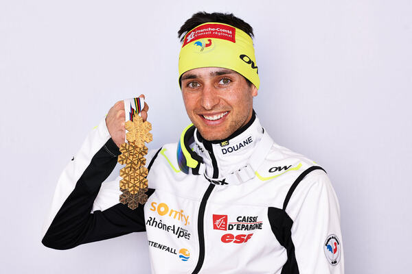 02.03.2013, Val di Fiemme, Italy (ITA): Jason Lamy Chappuis (FRA)- FIS nordic world ski championships, nordic combined, medals, Val di Fiemme (ITA). www.nordicfocus.com. © Felgenhauer/NordicFocus. Every downloaded picture is fee-liable. NordicFocus