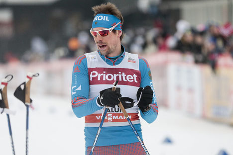 29.01.2017, Falun Sweden (SWE):Sergey Ustiugov (RUS) - FIS world cup cross-country, mass men, Falun (SWE). www.nordicfocus.com. © Modica/NordicFocus. Every downloaded picture is fee-liable. NordicFocus 29.01.2017, Falun Sweden (SWE):Sergey Ustiugov (RUS) - FIS world cup cross-country, mass men, Falun (SWE). www.nordicfocus.com. © Modica/NordicFocus. Every downloaded picture is fee-liable.