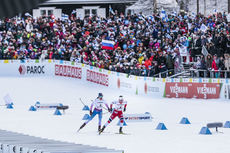 25.02.2017, Lahti, Finland (FIN):Krista Parmakoski (FIN), Marit Bjoergen (NOR), (l-r) - FIS nordic world ski championships, cross-country, skiathlon women, Lahti (FIN). www.nordicfocus.com. © Modica/NordicFocus. Every downloaded picture is fee-liable. Modica/NordicFocus 25.02.2017, Lahti, Finland (FIN):Krista Parmakoski (FIN), Marit Bjoergen (NOR), (l-r) - FIS nordic world ski championships, cross-country, skiathlon women, Lahti (FIN). www.nordicfocus.com. © Modica/NordicFocus. Every downloaded picture is fee-liable.