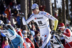 DANIEL RICHARDSSON fick det inte riktigt till i skiathlon. Vad kan han göra på favoritdistansen 15 km klassisk i Lahtis? Foto: NORDIC FOCUS