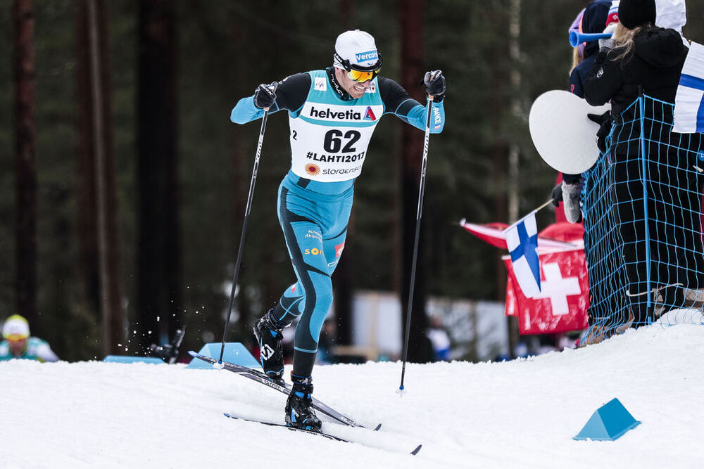 01.03.2017, Lahti, Finland (FIN):Maurice Manificat (FRA) - FIS nordic world ski championships, cross-country, 15km men, Lahti (FIN). www.nordicfocus.com. © Modica/NordicFocus. Every downloaded picture is fee-liable.