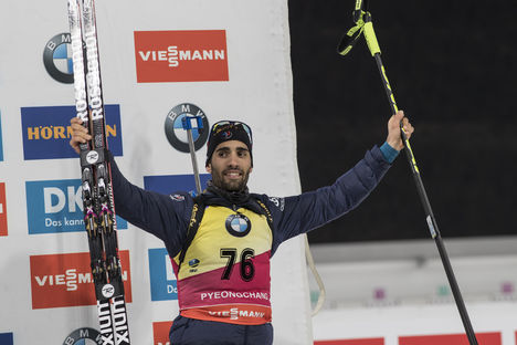 03.03.2017, Pyeong Chang, Korea (KOR):Martin Fourcade (FRA) - IBU world cup biathlon, sprint men, Pyeong Chang (KOR). www.nordicfocus.com. © Manzoni/NordicFocus. Every downloaded picture is fee-liable. NordicFocus 03.03.2017, Pyeong Chang, Korea (KOR):Martin Fourcade (FRA) - IBU world cup biathlon, sprint men, Pyeong Chang (KOR). www.nordicfocus.com. © Manzoni/NordicFocus. Every downloaded picture is fee-liable.