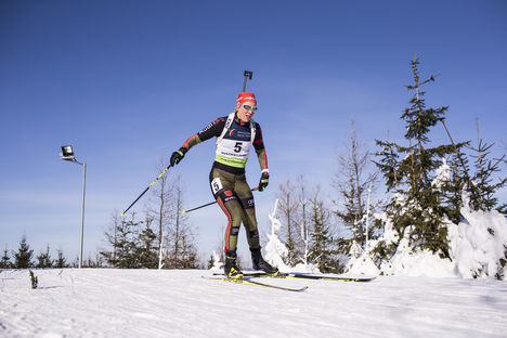 27.01.2017, Duszniki Zdroj, Poland (POL):Karolin Horchler (GER) - IBU Open European championships biathlon, sprint women, Duszniki Zdroj (POL). www.nordicfocus.com. © Manzoni/NordicFocus. Every downloaded picture is fee-liable. NordicFocus 27.01.2017, Duszniki Zdroj, Poland (POL):Karolin Horchler (GER) - IBU Open European championships biathlon, sprint women, Duszniki Zdroj (POL). www.nordicfocus.com. © Manzoni/NordicFocus. Every downloaded picture is fee-liable.