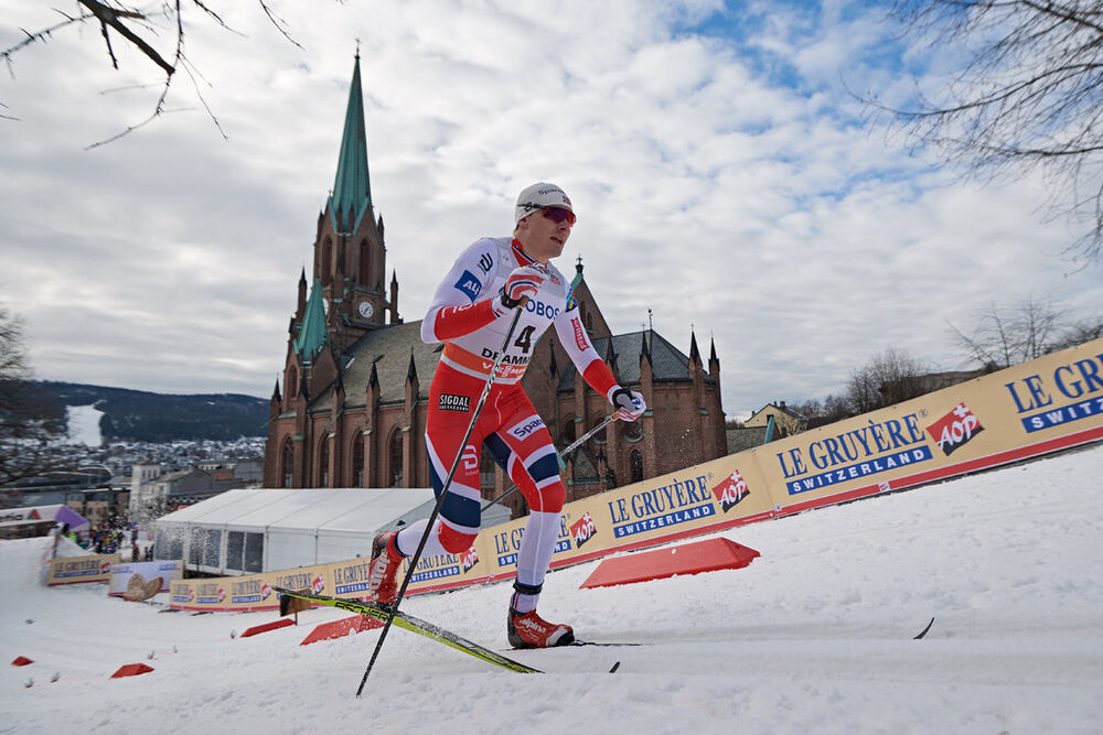 08.03.2017, Drammen, Norway (NOR):Finn Haagen Krogh (NOR) - FIS world cup cross-country, individual sprint, Drammen (NOR). www.nordicfocus.com. © Rauschendorfer/NordicFocus. Every downloaded picture is fee-liable.
