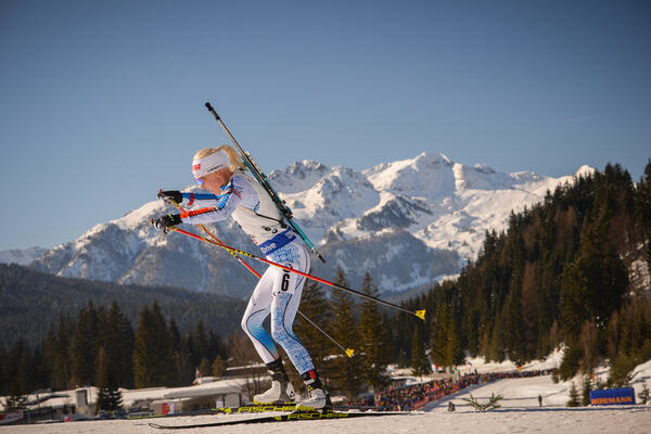 19.02.2017, Hochfilzen, Austria (AUT):Kaisa Makarainen (FIN) - IBU world championships biathlon, mass women, Hochfilzen (AUT). www.nordicfocus.com. © NordicFocus. Every downloaded picture is fee-liable. NordicFocus
