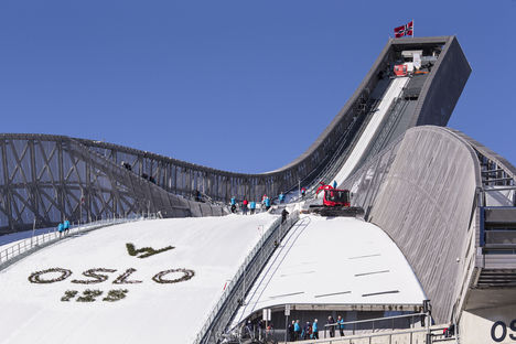 10.03.2017, Oslo, Norway (NOR):Event Feature: view to the Holmenkollen Jumping Hill - FIS world cup nordic combined, individual gundersen HS134/10km, Oslo (NOR). www.nordicfocus.com. © NordicFocus. Every downloaded picture is fee-liable. NordicFocus 10.03.2017, Oslo, Norway (NOR):Event Feature: view to the Holmenkollen Jumping Hill - FIS world cup nordic combined, individual gundersen HS134/10km, Oslo (NOR). www.nordicfocus.com. © NordicFocus. Every downloaded picture is fee-liable.