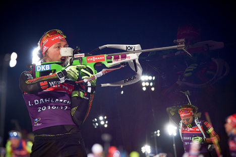 09.03.2017, Kontiolahti, Finland (FIN):Laura Dahlmeier (GER) - IBU world cup biathlon, training, Kontiolahti (FIN). www.nordicfocus.com. © Tumashov/NordicFocus. Every downloaded picture is fee-liable. NordicFocus 09.03.2017, Kontiolahti, Finland (FIN):Laura Dahlmeier (GER) - IBU world cup biathlon, training, Kontiolahti (FIN). www.nordicfocus.com. © Tumashov/NordicFocus. Every downloaded picture is fee-liable.