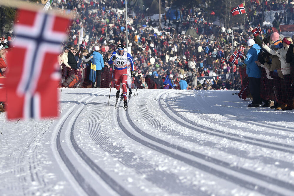 11.03.2017, Oslo, Norway (NOR):Philipp Haelg (LIE) - FIS world cup cross-country, mass men, Oslo (NOR). www.nordicfocus.com. © Thibaut/NordicFocus. Every downloaded picture is fee-liable.