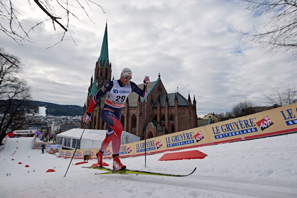 08.03.2017, Drammen, Norway (NOR):Petter Northug (NOR) - FIS world cup cross-country, individual sprint, Drammen (NOR). www.nordicfocus.com. © Rauschendorfer/NordicFocus. Every downloaded picture is fee-liable.