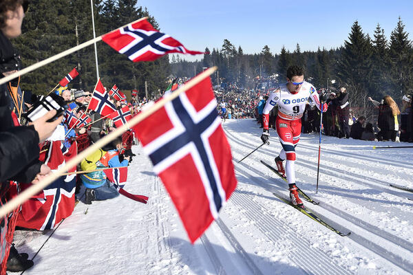 11.03.2017, Oslo, Norway (NOR):Finn Haagen Krogh (NOR) - FIS world cup cross-country, mass men, Oslo (NOR). www.nordicfocus.com. © Thibaut/NordicFocus. Every downloaded picture is fee-liable. Thibaut/NordicFocus