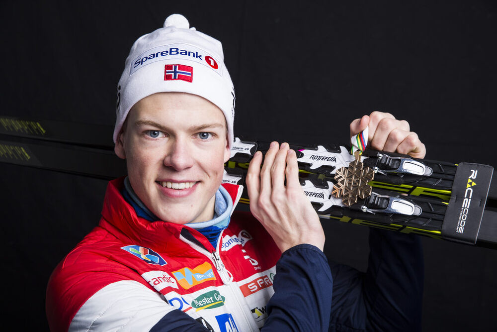 23.02.2017, Lahti, Finland (FIN):Johannes Hoesflot Klaebo (NOR) - FIS nordic world ski championships, cross-country, medals, Lahti (FIN). www.nordicfocus.com. © NordicFocus. Every downloaded picture is fee-liable.