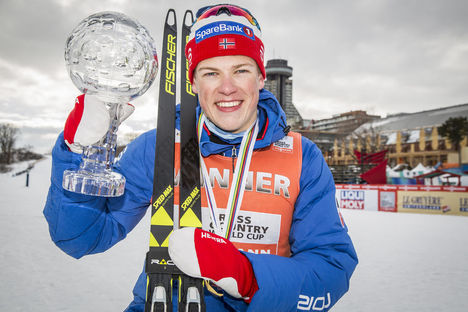 17.03.2017, Quebec, Canada (CAN):Johannes Hoesflot Klaebo (NOR) - FIS world cup cross-country, cups, Quebec (CAN). www.nordicfocus.com. © Modica/NordicFocus. Every downloaded picture is fee-liable. NordicFocus 17.03.2017, Quebec, Canada (CAN):Johannes Hoesflot Klaebo (NOR) - FIS world cup cross-country, cups, Quebec (CAN). www.nordicfocus.com. © Modica/NordicFocus. Every downloaded picture is fee-liable.